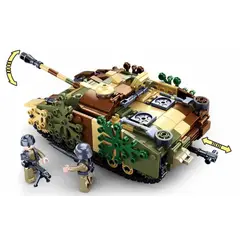 SLUBAN - Tanque Aleman WWII STUG III compatible Lego