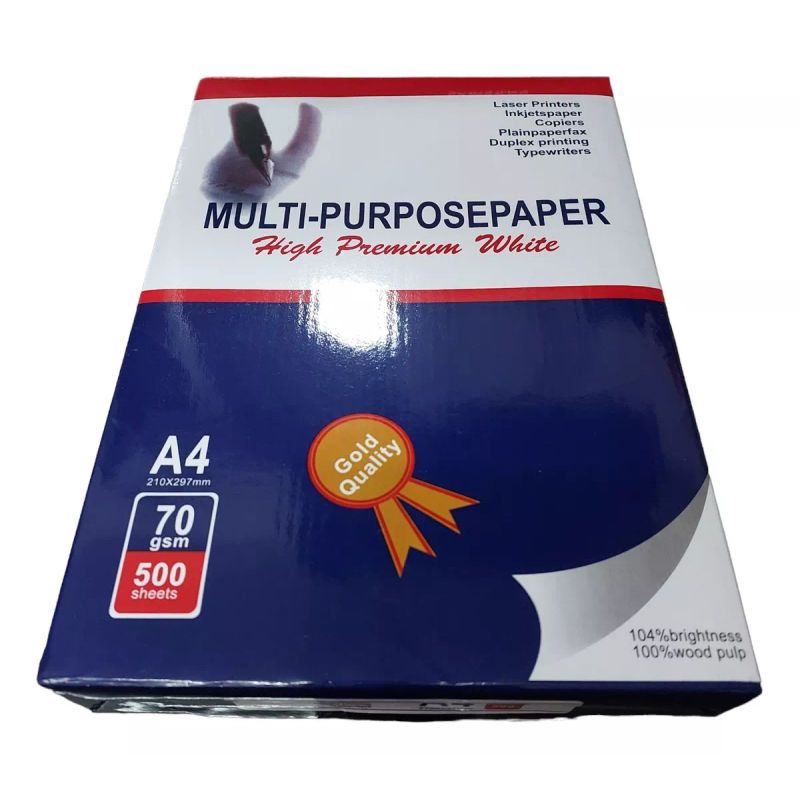 GENERICO - Resma Papel A4 500 Hojas 70g Multiuso Default Title