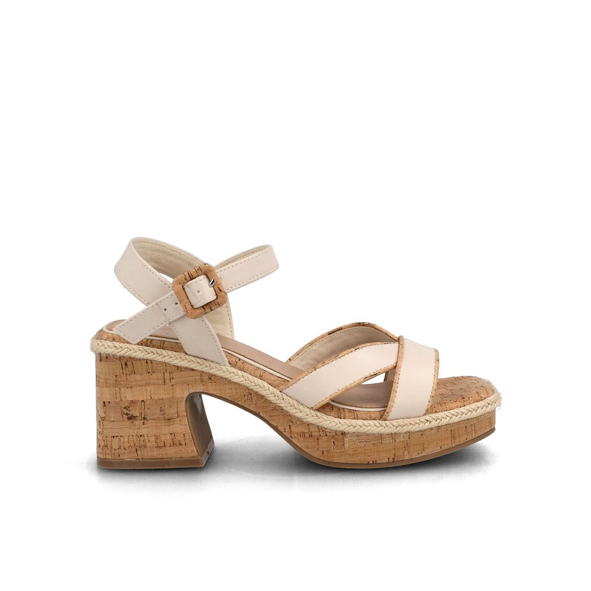 BATA - Sandalia Mujer Bata Fonk Blanco