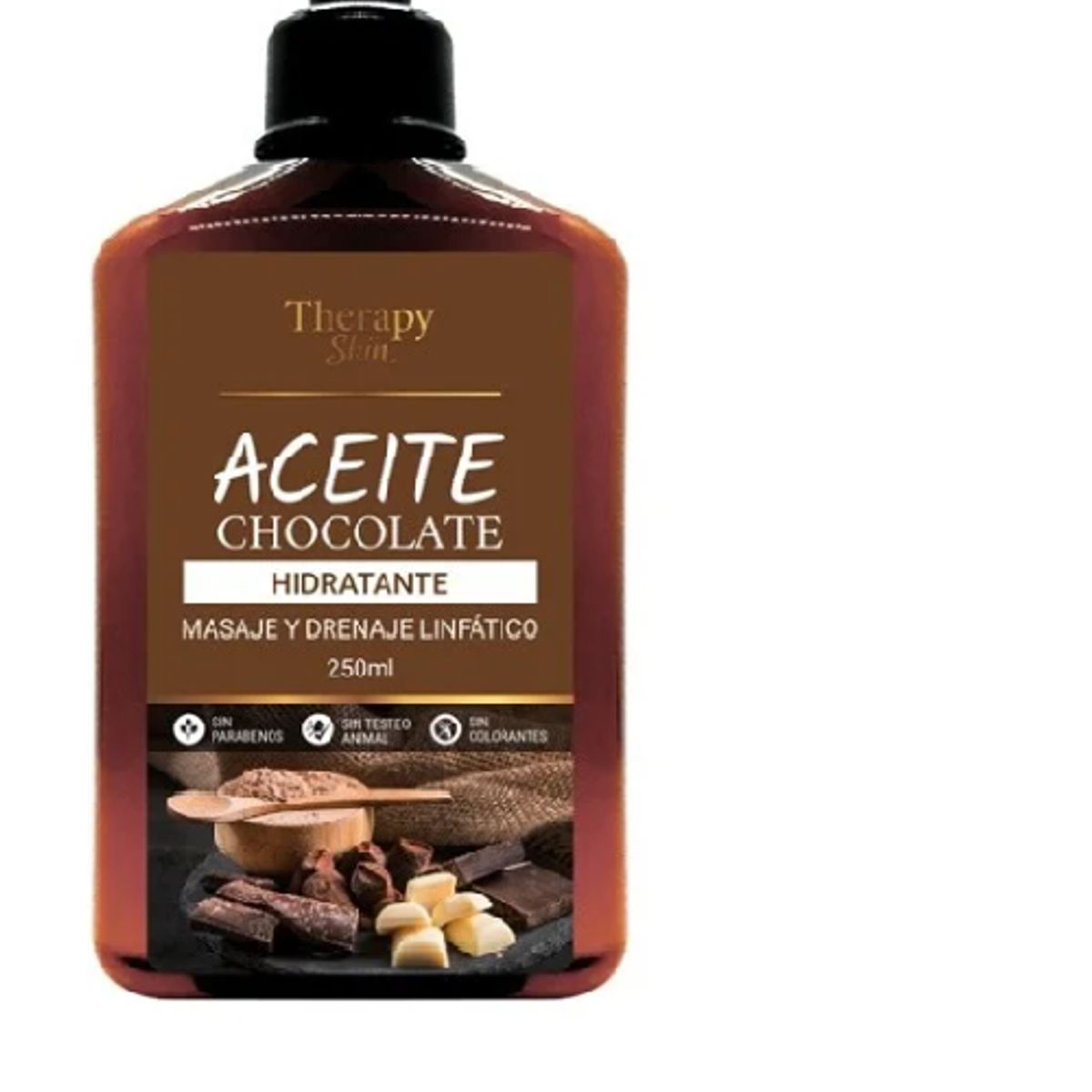 THERAPY - Aceite de masaje corporal con aroma Chocolate 250ml