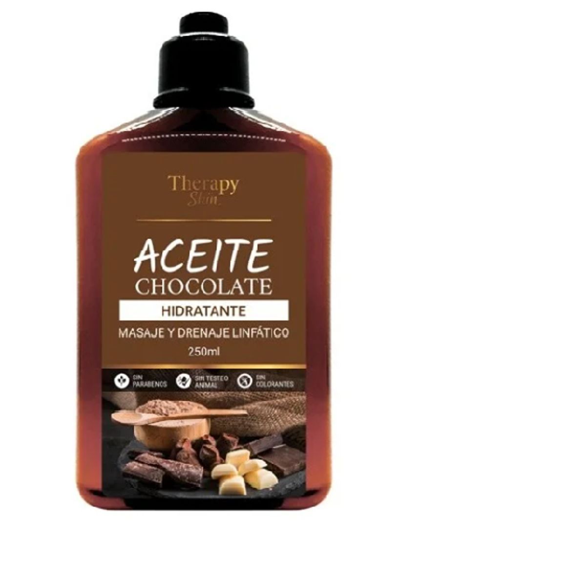 THERAPY - Aceite de masaje corporal con aroma Chocolate 250ml