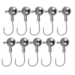 GENERICO - Anzuelo Cabeza Plomada 1g Pesca Deportiva 10pcs