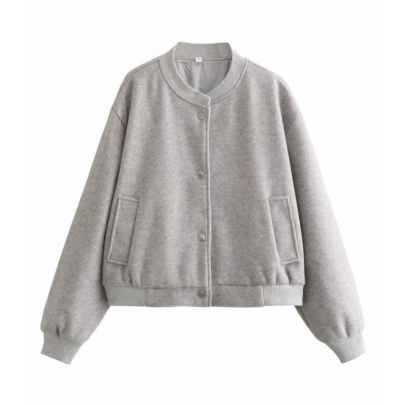 VELVET - Chaqueta Anne Bomber Gris
