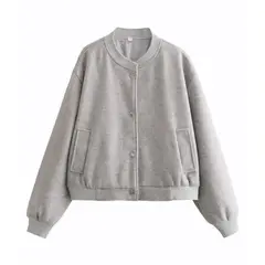 VELVET - Chaqueta Anne Bomber Gris