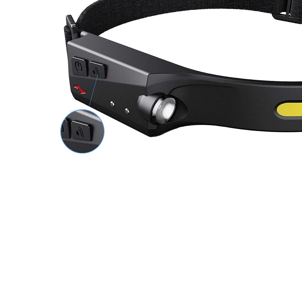 OEM - Linterna Cintillo Led YT200 Recargable COB+XPE