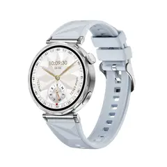 GENERICO - Smartwatch Deportivo Pantalla AMOLED 2 Correas (Silicona y Cuero)