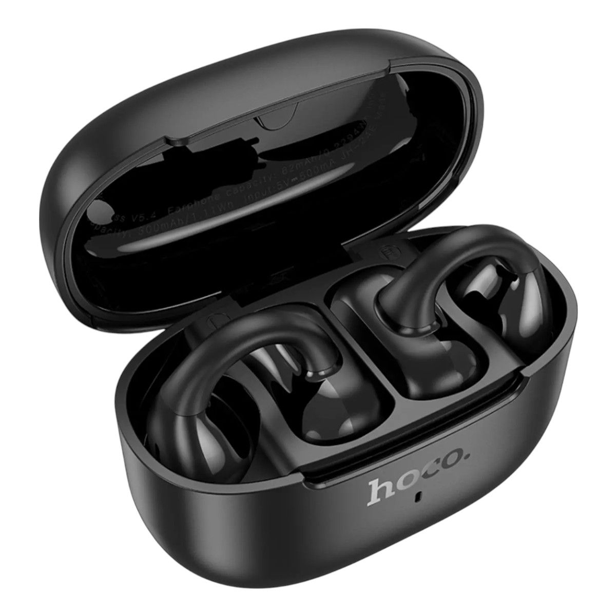 HOCO - Audífonos TWS Hoco EA9 Clear Negro  Bluetooth 53 Autonomía 7 h Touch