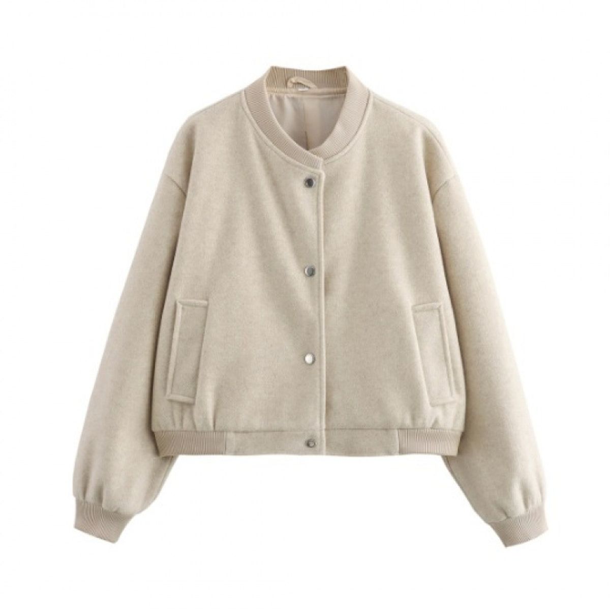 VELVET - Chaqueta Anne Bomber Beige
