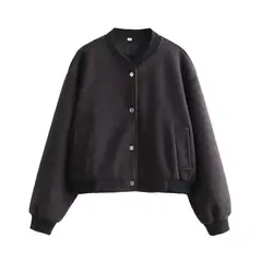 VELVET - Chaqueta Anne Bomber Negro