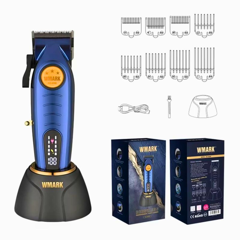 WMARK - Cortadora WMARK Professional NG‑8060 – Potencia de 7500 RPM Azul