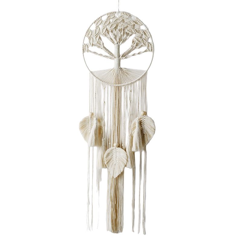 BLWOENS - Telar de Macramé 100CM×30CM - Blanco