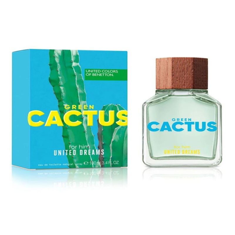 BENETTON - BENETTON GREEN CACTUS FOR HIM EDT 100ML