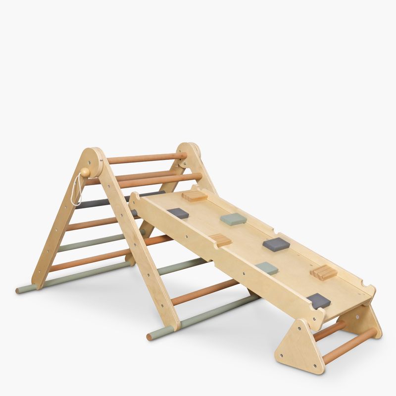 FORM DESIGN - Set Triángulo Pikler con rampa de Madera Infantil Facundo Multicolor Form