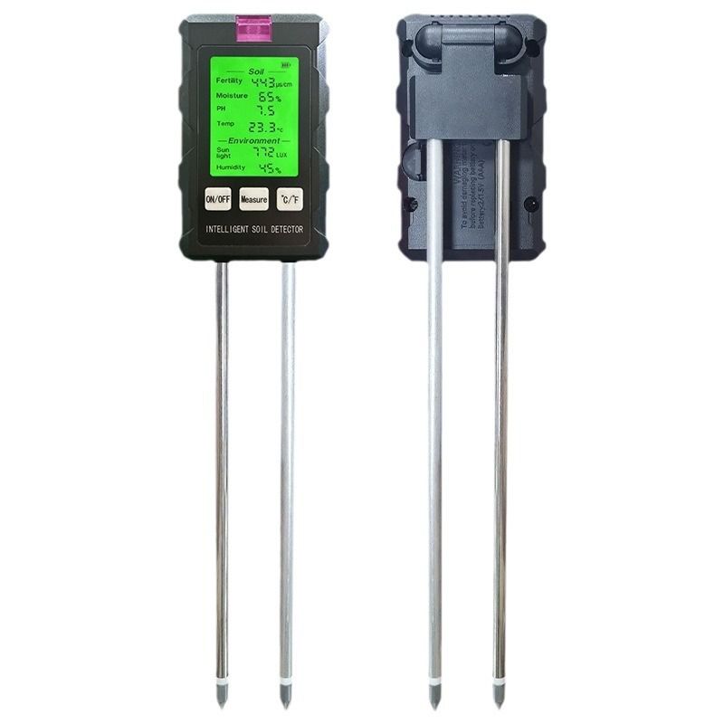 ATURE - Medidor 6 En 1 Suelo, Plantas Ph Humedad, Temperatura, Sol