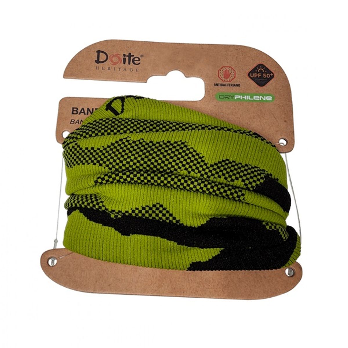DOITE - Bandana Thermax Camo Unisex Lime Doite