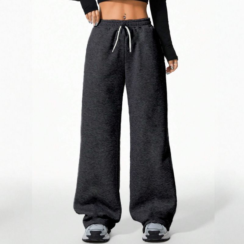 AGW - Pantalón Buzo Algodón Palazzo Elasticados Wide Leg - Oversize