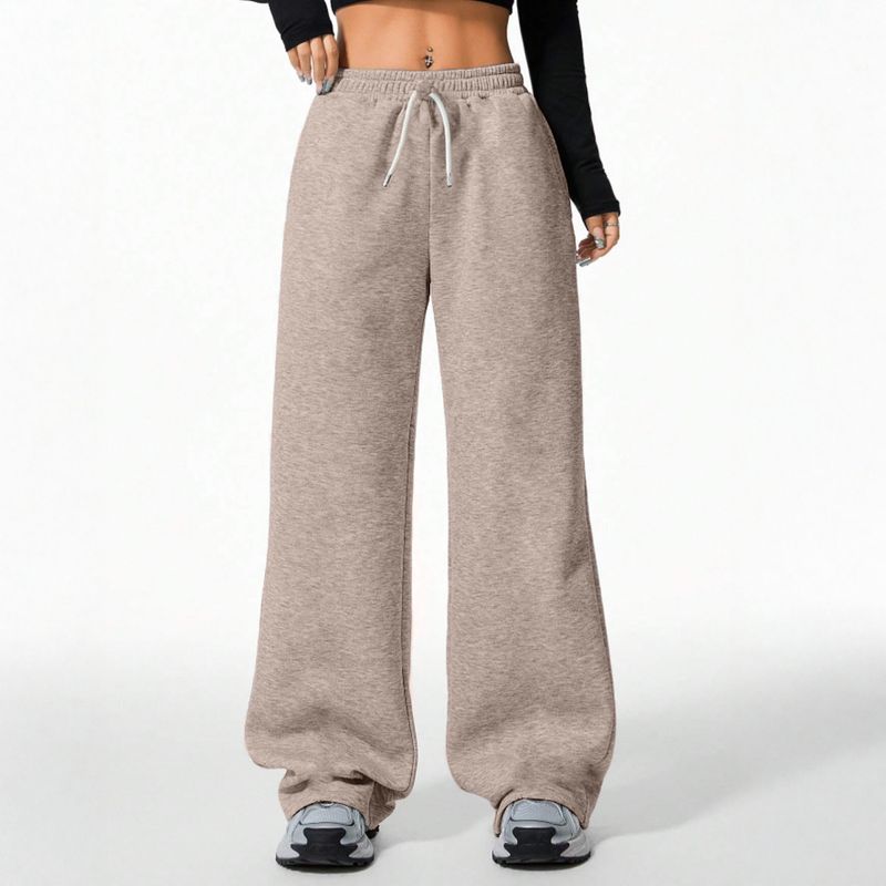 AGW - Pantalón Buzo Algodón Palazzo Elasticado Wide Leg - Oversize