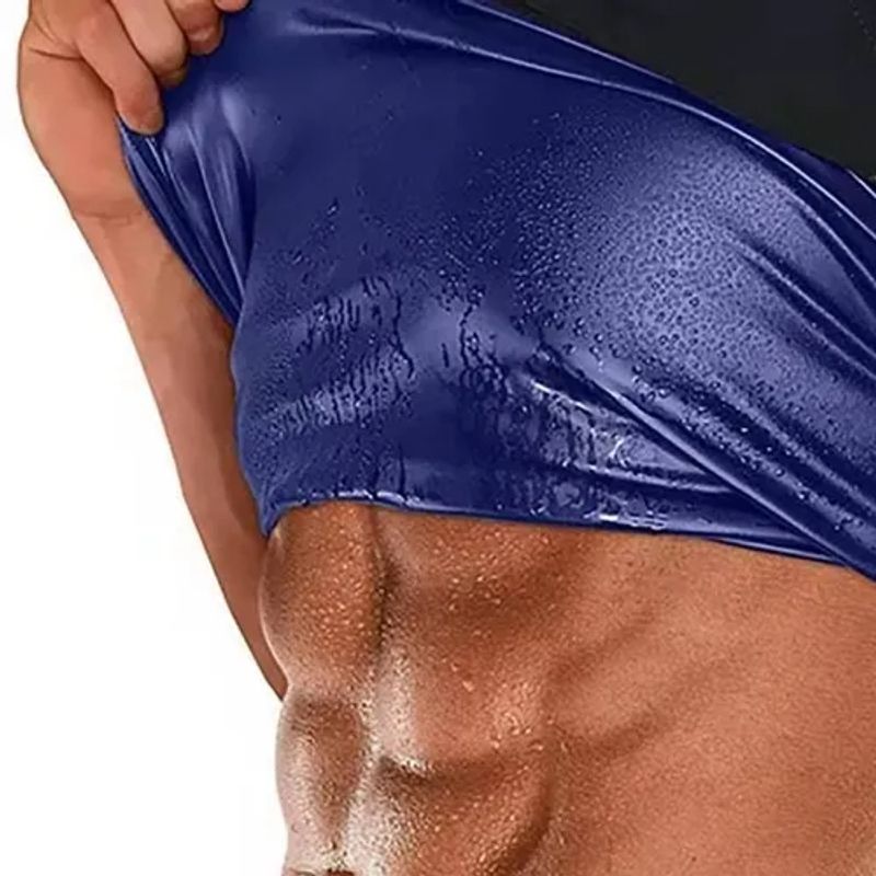 GENERICO - Faja Reductora Hombre Termica Adelgazante Modeladora Gym S M Negro