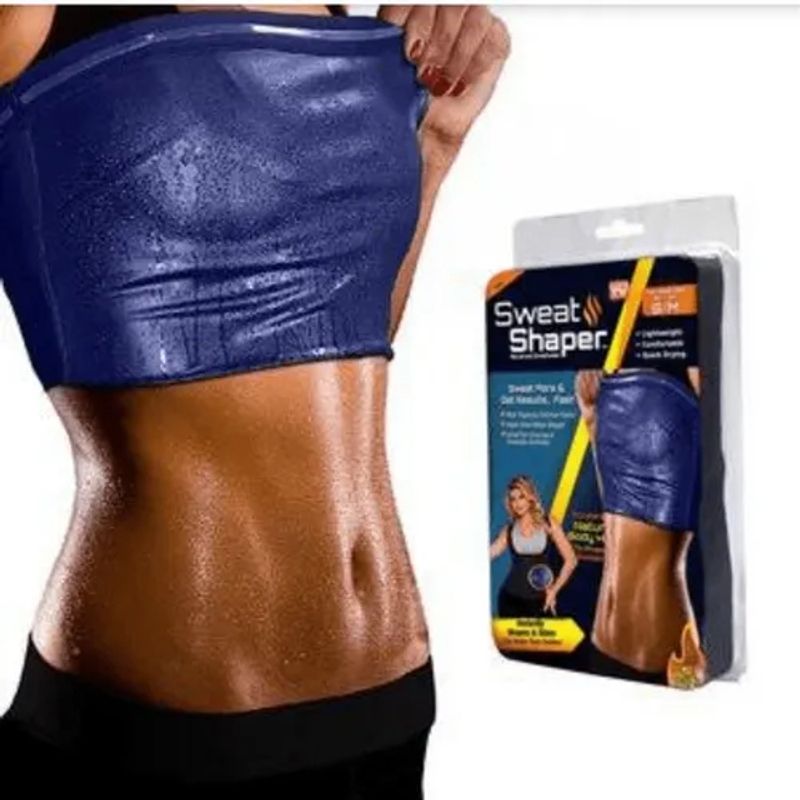 GENERICO - Faja Reductora Mujer Faja Termica AdelgazanteModeladora Gym LXL Negro