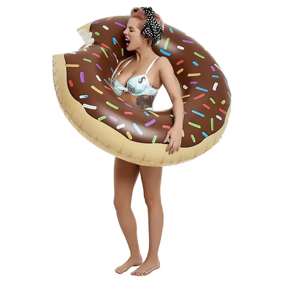 MOVI - FLOTADOR GIGANTE  DONUT CAFE  120 cms