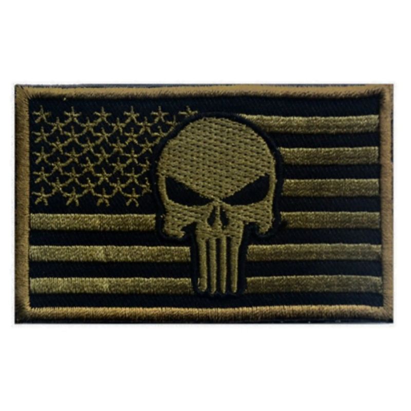 EKOL TACTICA MILITAR - Parche Uniforme Táctico Bandera USA