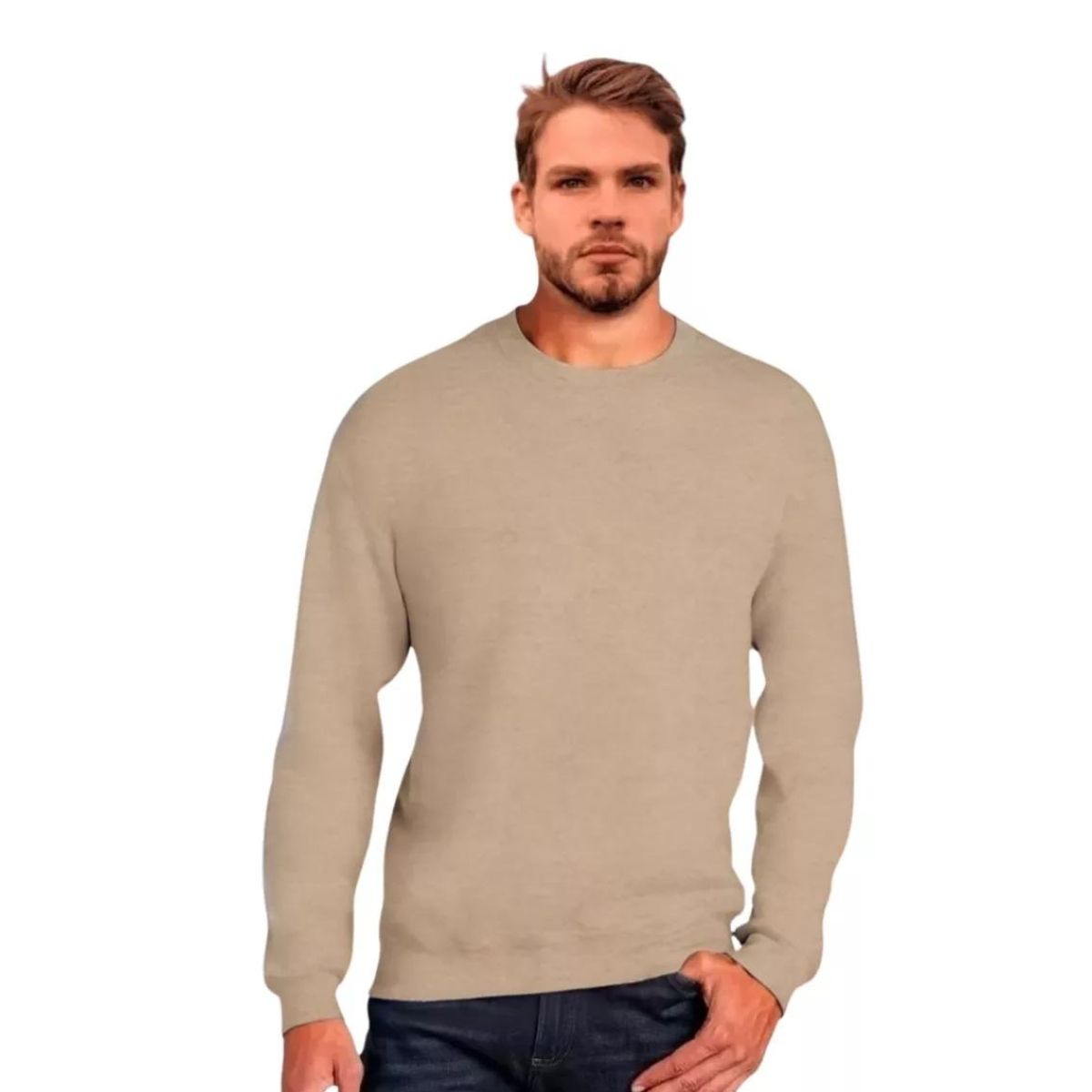 LOOK SHOP - Poleron Cuello Polo Invierno Forro Polar Unisex. 436