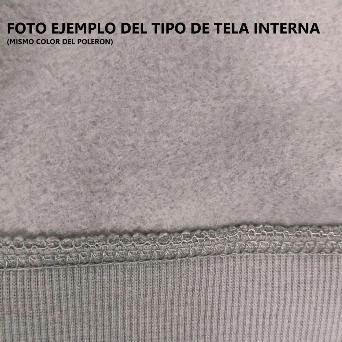 LOOK SHOP - Poleron Cuello Polo Invierno Forro Polar Unisex. 436