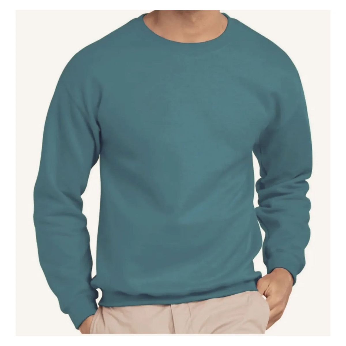 LOOK SHOP - Poleron Cuello Polo Invierno Forro Polar Unisex. 436