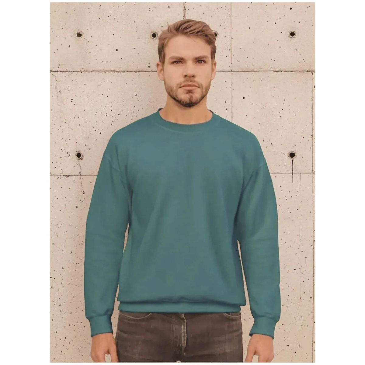 LOOK SHOP - Poleron Cuello Polo Invierno Forro Polar Unisex. 436