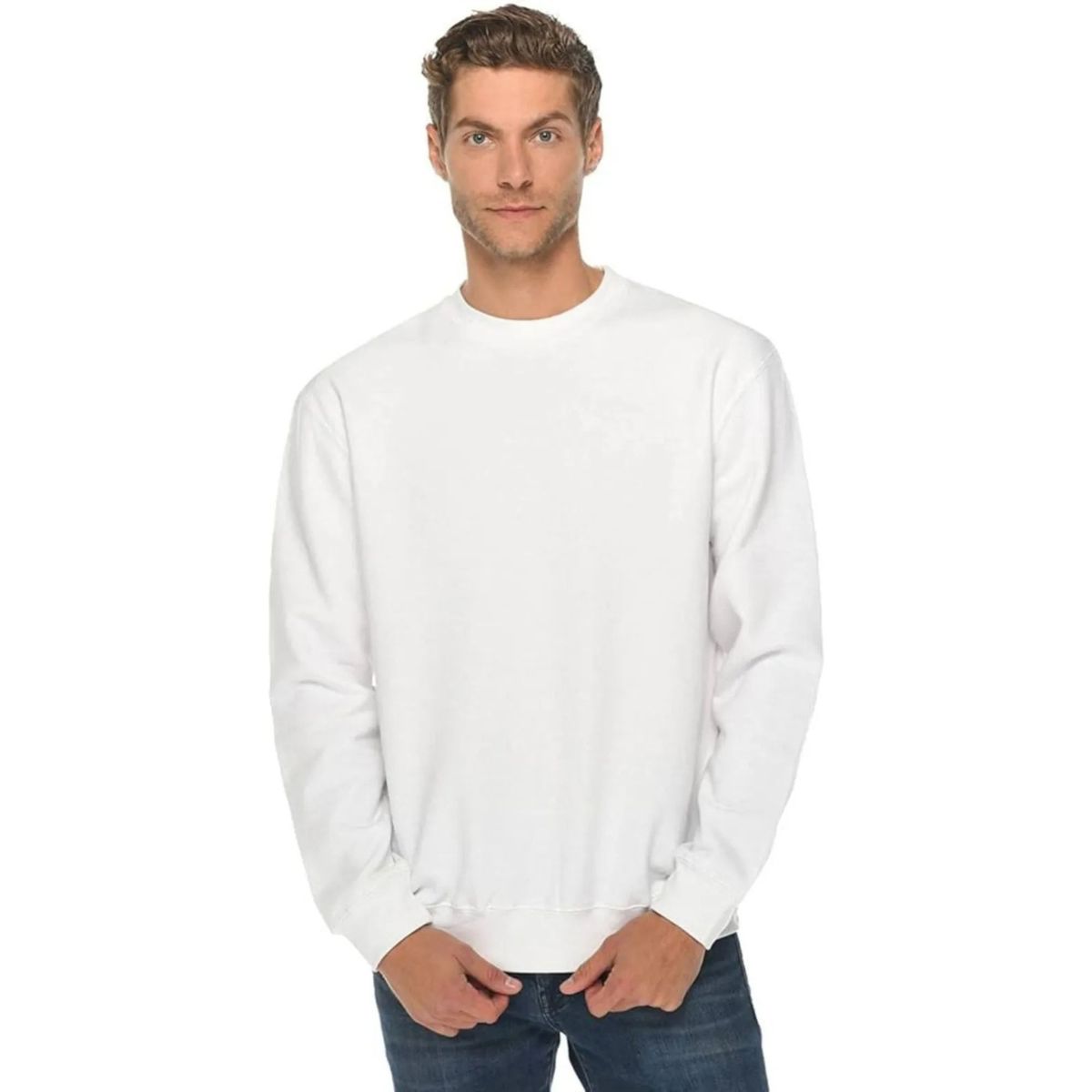 LOOK SHOP - Poleron Cuello Polo Invierno Forro Polar Unisex. 436