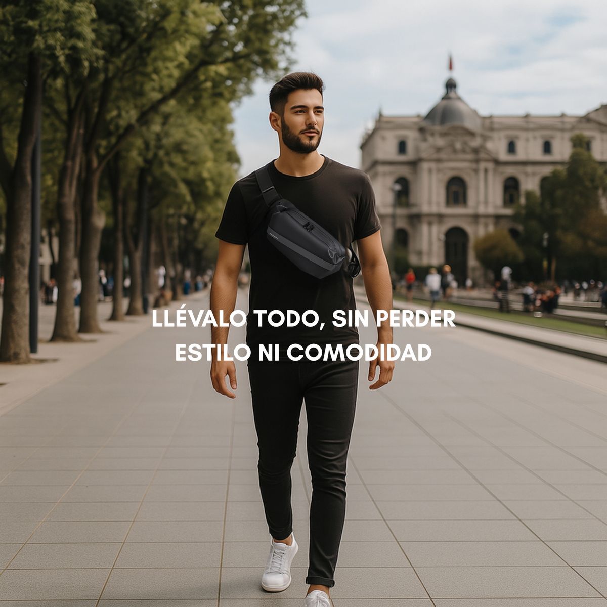 GENERICO - Banano Impermeable Trip On Bolso Cruzado Para Hombre Bananos  Riñoneras