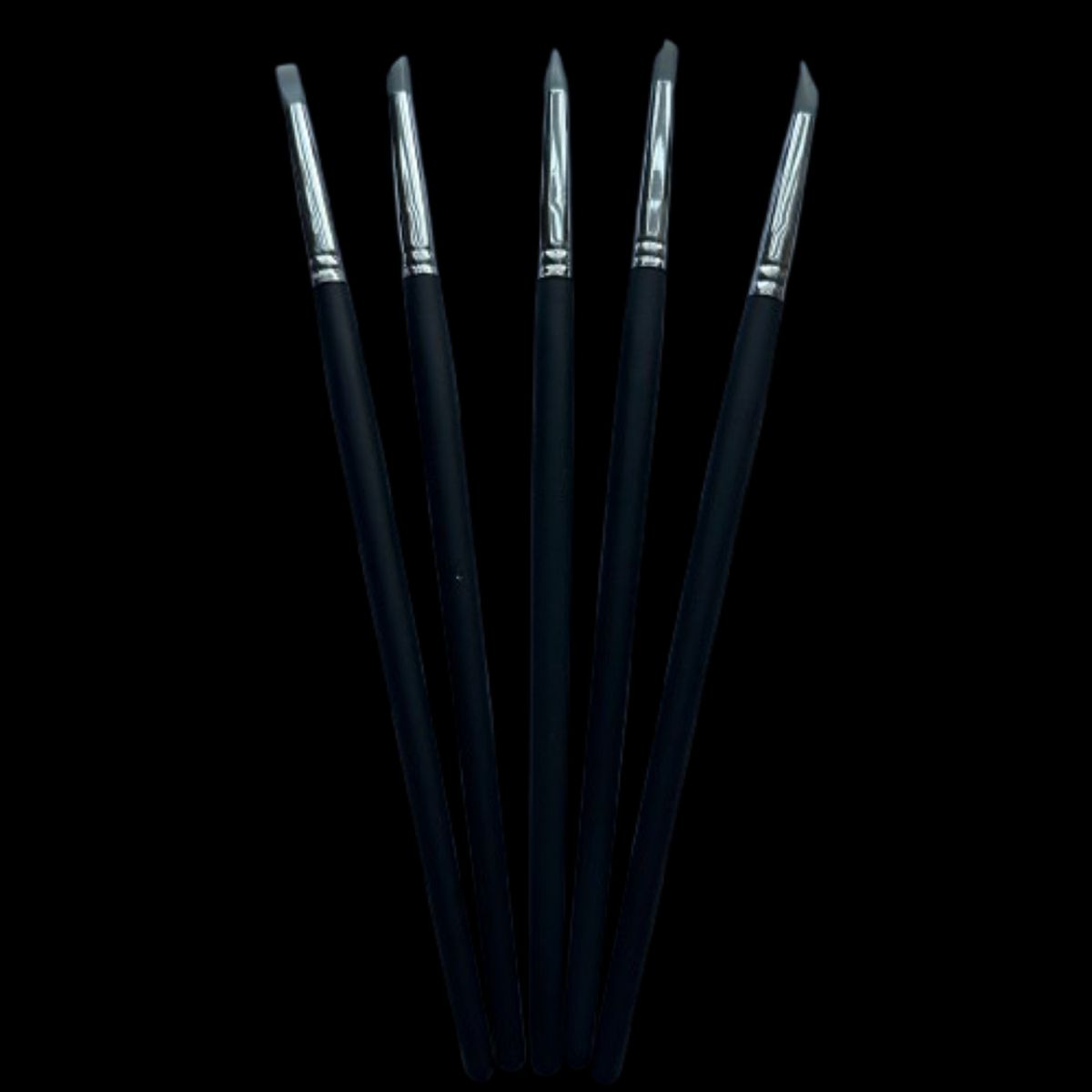 GENERICO - Set 5 Pinceles Punta Silicona