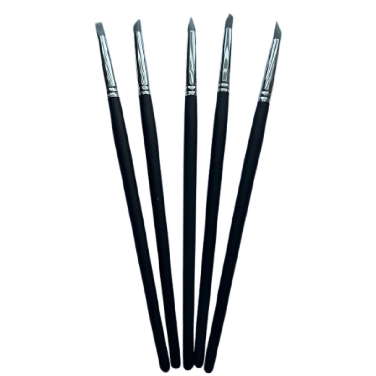 GENERICO - Set 5 Pinceles Punta Silicona