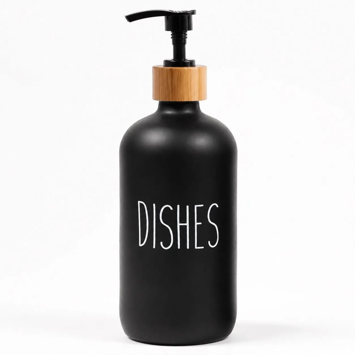 HOMESTAR - Dispensador de jabón lavaloza 500 ml dishes negro