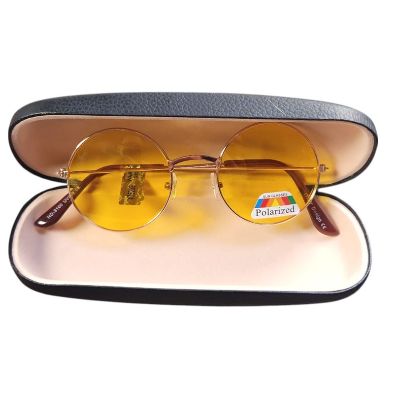 INVENCIBLE - LENTES VISION NOCTURNA TIPO LENNON POLARIZADOS Y SERIAL NC57