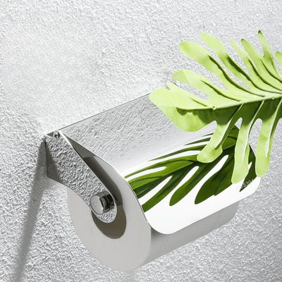 Imagen 2 del producto Porta Rollo de Papel Higiénico Acero Inoxidable con Tapa