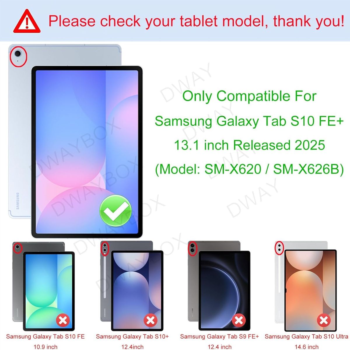 GENERICO - Funda Inteligente Para Samsung Galaxy Tab S10 Fe Plus 13.1 Rosa Gold