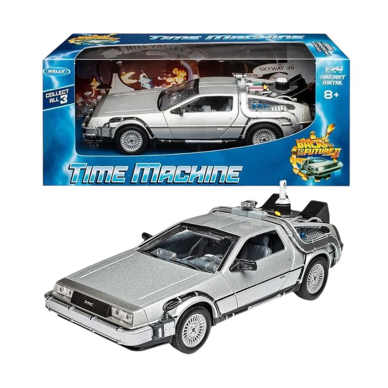 WELLY - Auto Welly Delorean Volver Al Futuro IL Machine 1-24 22441W