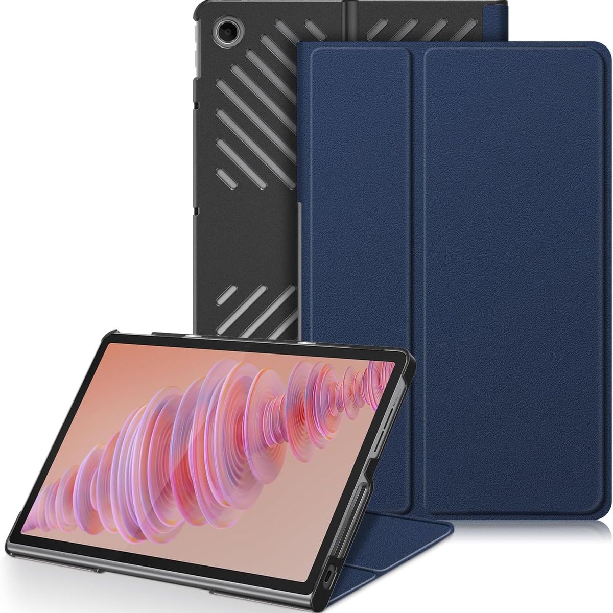 GENERICO - Funda Inteligente Para Lenovo Yoga Tab Plus 11.5 Azul Marino