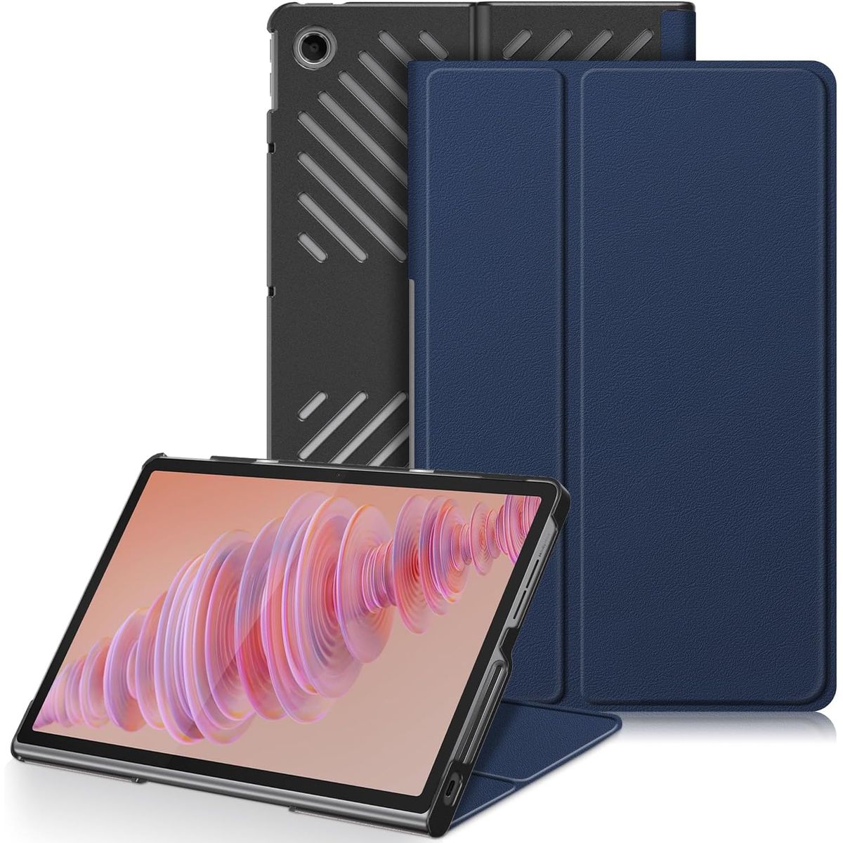 GENERICO - Funda Inteligente Para Lenovo Yoga Tab Plus 11.5 Azul Marino
