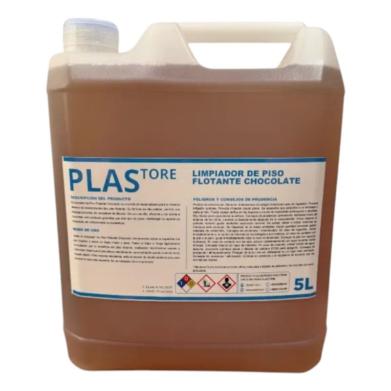 GENERICO - Limpiador De Piso Flotante Chocolate 5 Lts Plastore