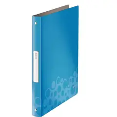 LEITZ - Archivador Plastico 4 Anillos A4 Azul Bebop