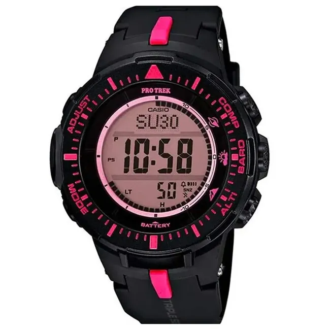 CASIO - Reloj Casio Pro Trek Digital PRG-300-1A4 Hombre Negro