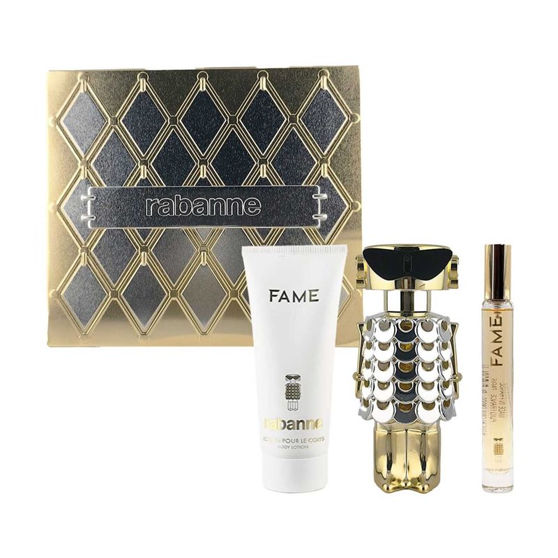 RABANNE - PACO RABANNE FAME ESTUCHE EDP 80ML+LOCION 100ML+10ML