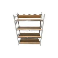 GENERICO - Estante de 4 Niveles de Madera – Diseño Funcional y Elegante Gms