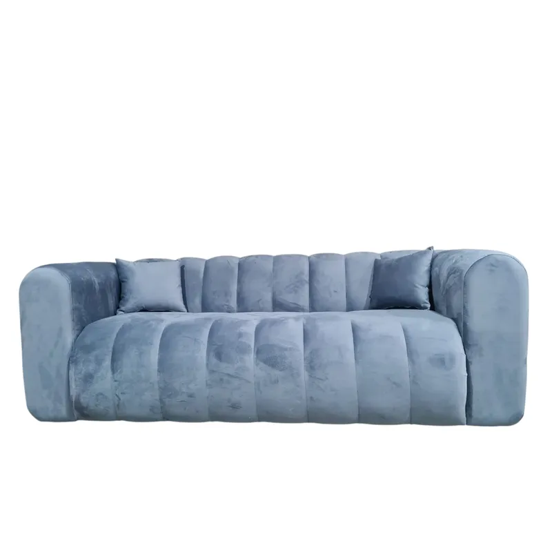 GENERICO - Sofa Martins 2 mts, felpa Gris
