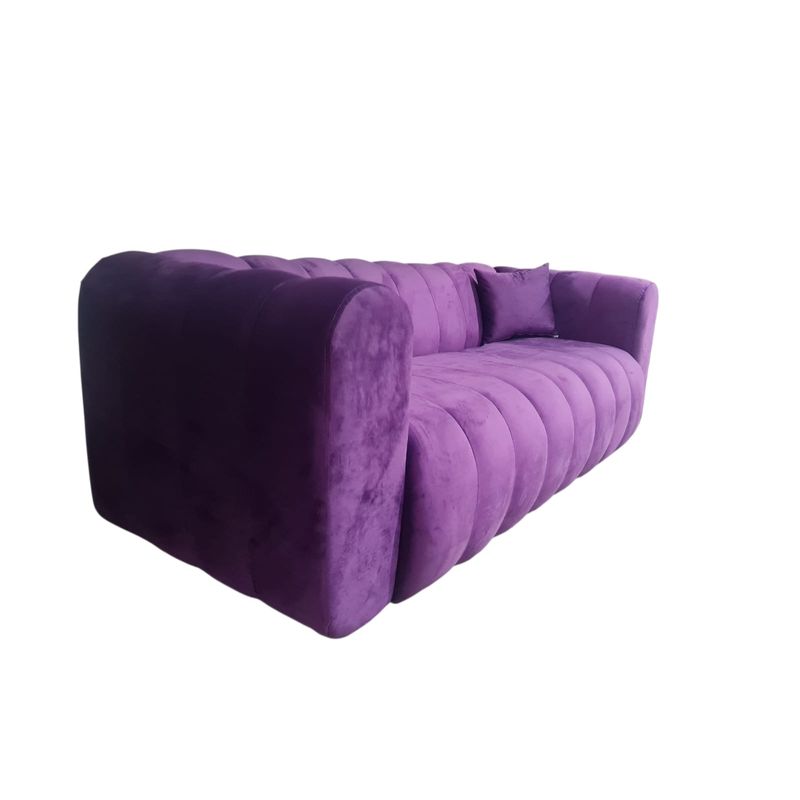 GENERICO - Sofa Martins 2 mts, felpa Morado