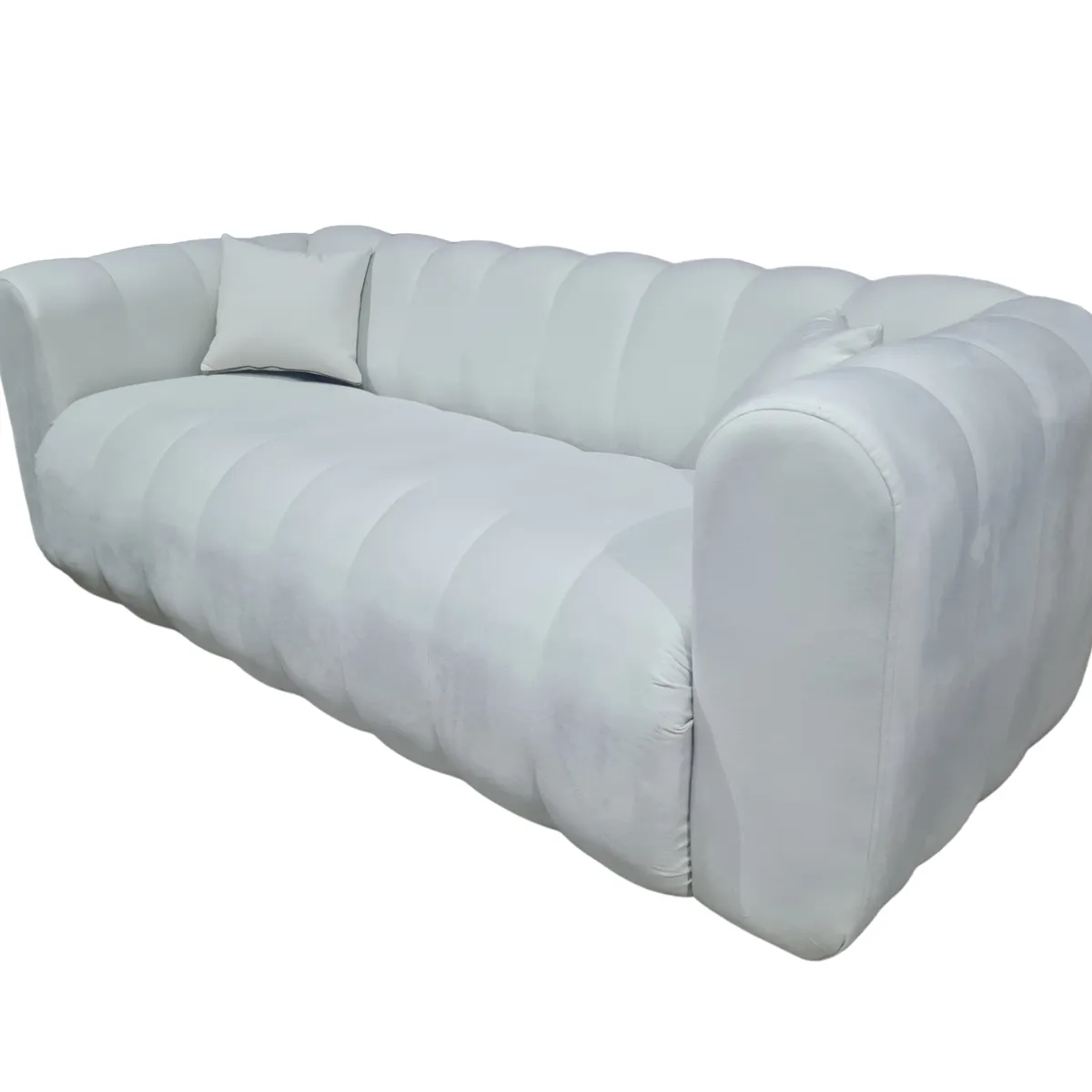 GENERICO - Sofa Martins 2 mts, felpa Crudo