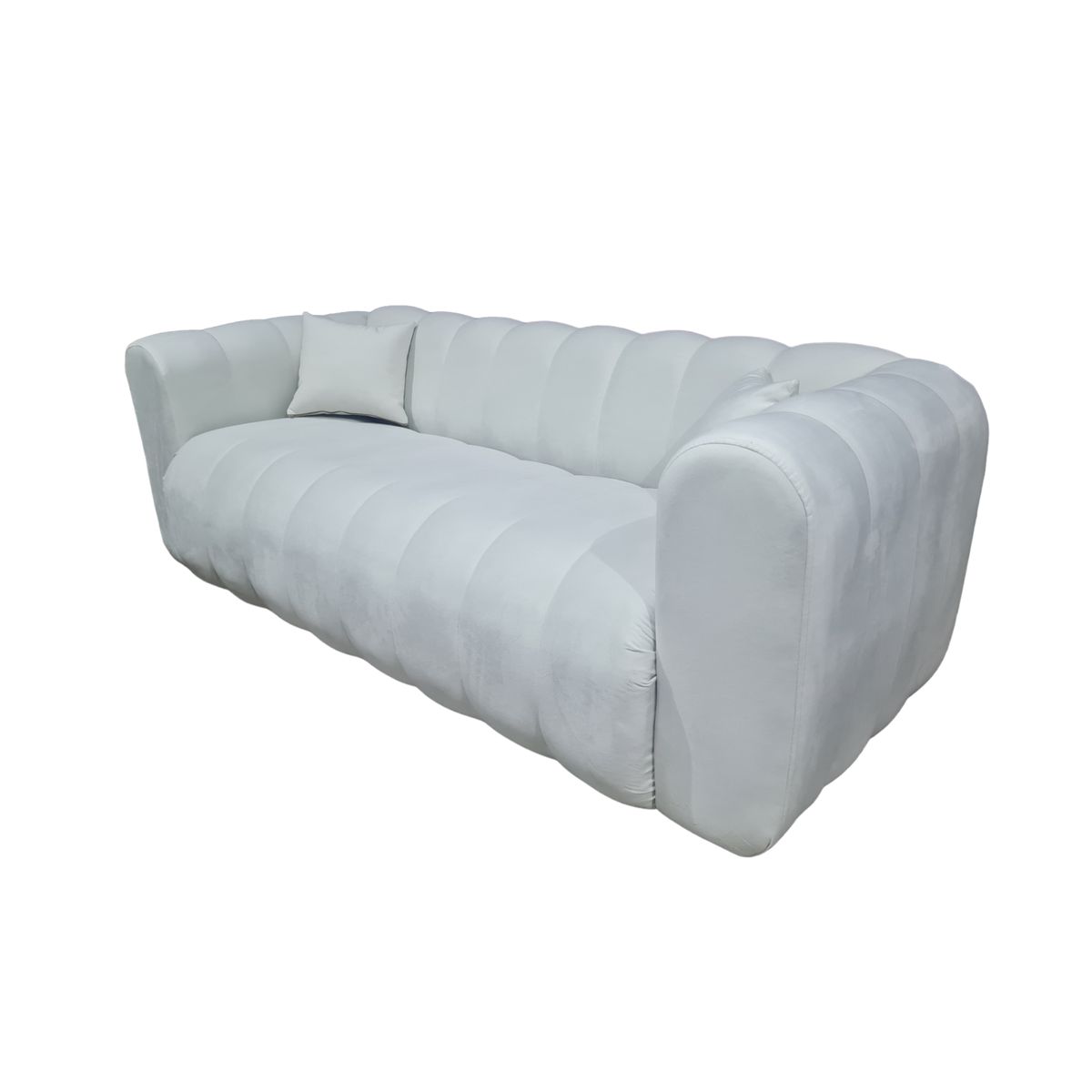 GENERICO - Sofa Martins 2 mts, felpa Crudo