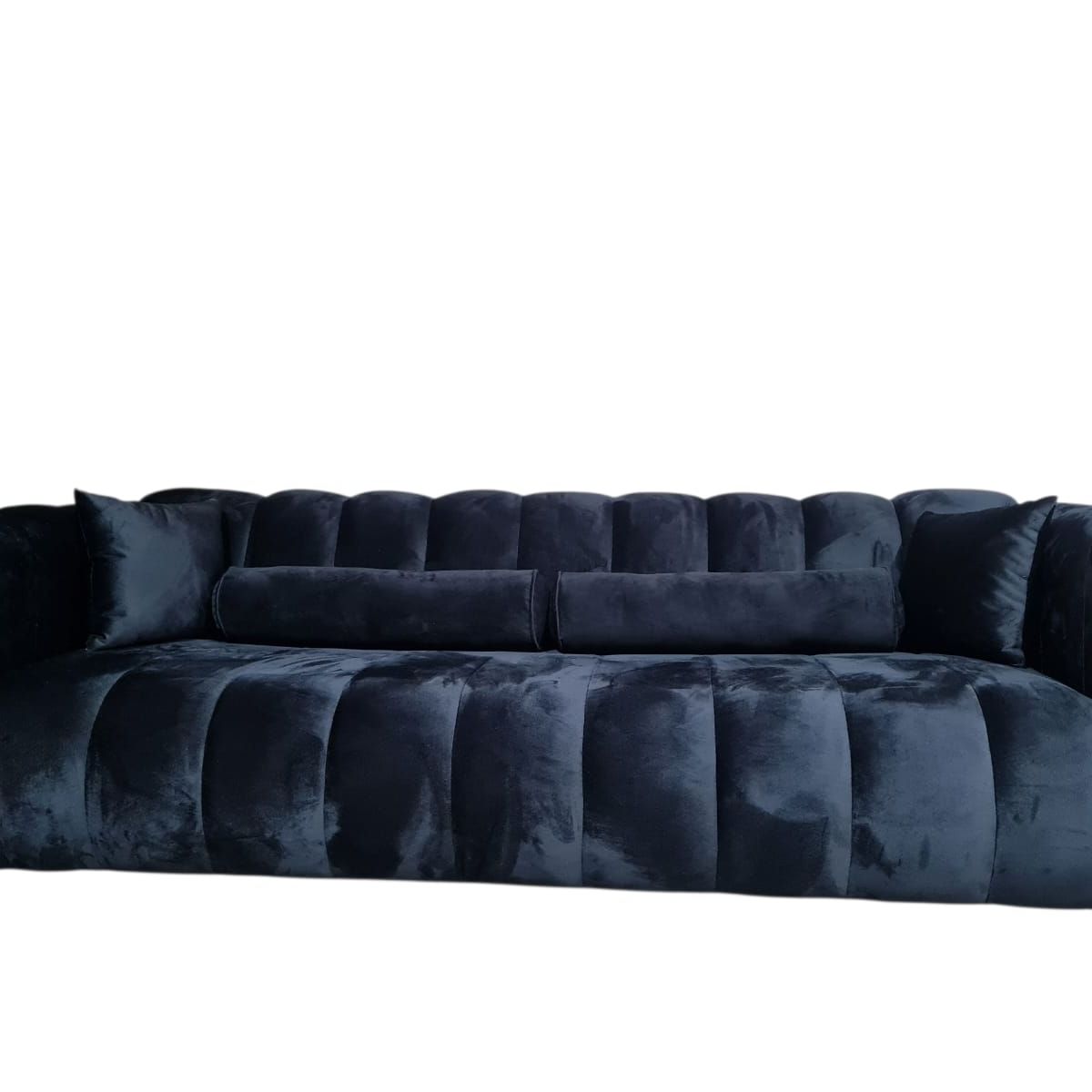 GENERICO - Sofa Martins 20 / 2 mts, felpa Negra